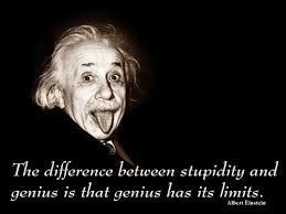 Albert Einstein Quotes About Genius. QuotesGram via Relatably.com