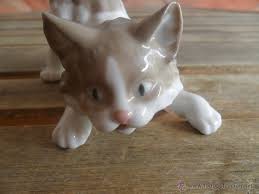 Resultat d'imatges de figura gatito ceramica de Lladró