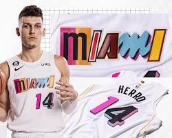 Image of new Miami Heat City Edition uniforms