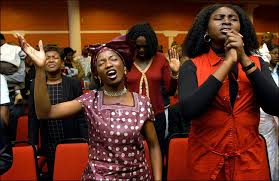 Image result for african people in church