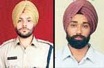 Arshdeep Singh Thind (left) and Shurbir Singh, who have stood third and fourth, respectively, in the Civil Services exam - cd10