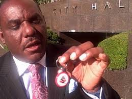 The Birmingham News Mayoral appointee Frank Matthews, shown in this file photo holding a key chain with a city logo on it, was fired today following a ... - frankmatthewsjpg-c35192ad576e318a_large