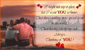 Image result for romantic thinking of you messages