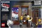 Lego movie poster stickers