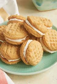 Peanut Butter Marshmallow Sandwich Cookies - Bake or Break