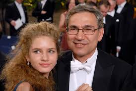 ... Laureate in Literature, with his daughter, Rüya Pamuk, after the Nobel Prize Award Ceremony. Copyright © The Nobel Foundation 2006 Photo: Hans Mehlin - 06_10_sthlm