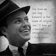 Frank Sinatra on Religion via Relatably.com