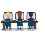 Free clipart kids in computer lab