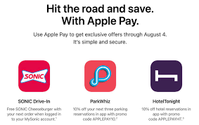 Apple Pay Promo Offers Discounts for SONIC, HotelTonight, and ...