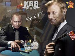 Bildergebnis für карикатура Путин и КГБ