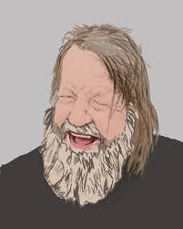Musician Robert Wyatt cartoonified by Eric Waldemar With a late start on playing keyboards, I&#39;ll probably never master all the Chopin preludes or Sorabji&#39;s ... - Robert-Wyatt-cartooned-v3
