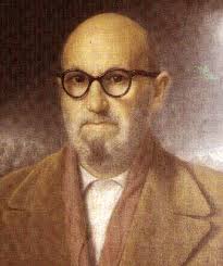 La farmacia fue fundada por León Felipe, uno con pinta del actor español Javiér Cámara y gafas gordas, que además escribía versos. - Leon-Felipe