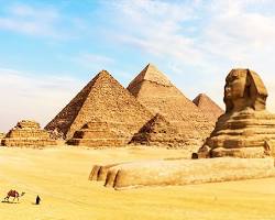 Giza Piramitleri, Mısır resmi