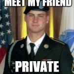 Army private first class pfc dress uniform Meme Generator - Imgflip via Relatably.com
