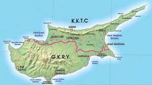 kuzey kıbrıs harita ile ilgili görsel sonucu