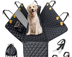 Wikoan Dog Hammock for Car Back Seat dog car seat
