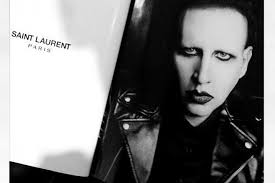 Celebs, Designer, News. Marilyn Manson wirbt für Saint Laurent