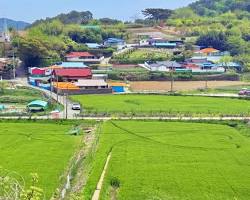 한산도 여행지 풍경, AI로 생성