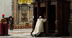 Image result for pope francis kneeling