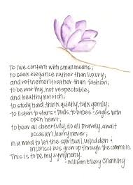 To live content with small means; to seek elegance rather than ... via Relatably.com