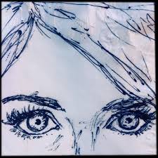 Image result for eyes in rearview mirror drawing
