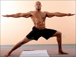 Man Doing Yoga Pose