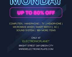 electronics on a Cyber Monday sale