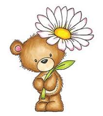 Image result for free clip art flower teddy