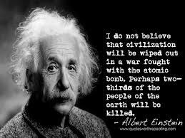 Nuclear Weapon Quotes Albert Einstein images via Relatably.com