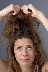 Image result for knotted hair