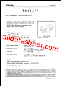 TA8227P Datasheet(PDF) - Toshiba Semiconductor