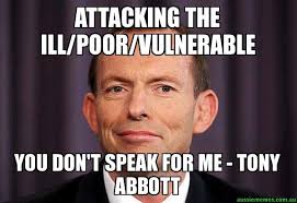 ATTACKING THE ILL/POOR/VULNERABLE - YOU DON&#39;T SPEAK FOR ME - TONY ... via Relatably.com
