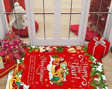 2023 Santa Claus Outdoor Front Door Decorative Mat