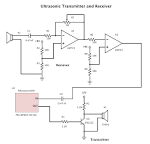 Circuit explanation for the ultrasonic detection unit(1) - PICL ist