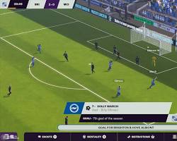 Football Manager 2024 Console  PS5の試合の臨場感の画像