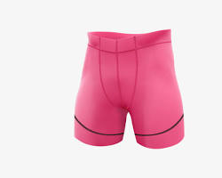 Image of Cycling shorts in pink for men