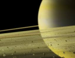 saturn's rings are composed of