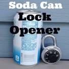 How to Crack a Master Lock NoPadlock with a soda can shim - Cons