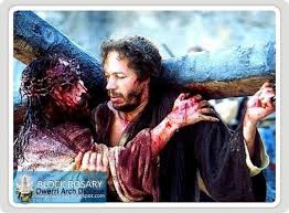 Image result for simon carry cross jesus