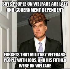 Says people on welfare are lazy and government dependent forgets ... via Relatably.com