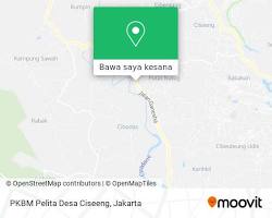 Peta lokasi Outbound Ciseeng Bogor