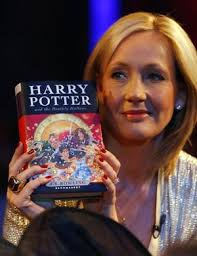 Joanne Kathleen Rowling with Book - g212307_u59567_rowling-potter