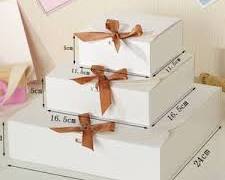 Image of Fimsah Services empty gift boxes in square and round shapes