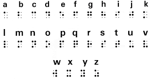 Image result for braille alphabet