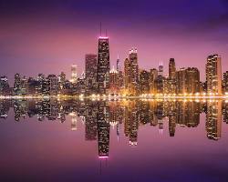 Chicago, Illinois cityscape