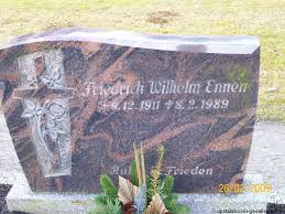Grab von Friedrich Wilhelm Ennen (09.12.1911-08.02.1989), Friedhof ...