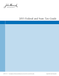 2015 Federal and State Tax Guide