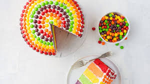 Skittles™ Rainbow Cake Recipe - Tablespoon.com