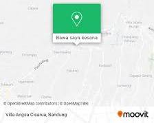 Gambar Peta lokasi Villa Angsa Lembang