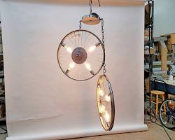 bicycle chandelier